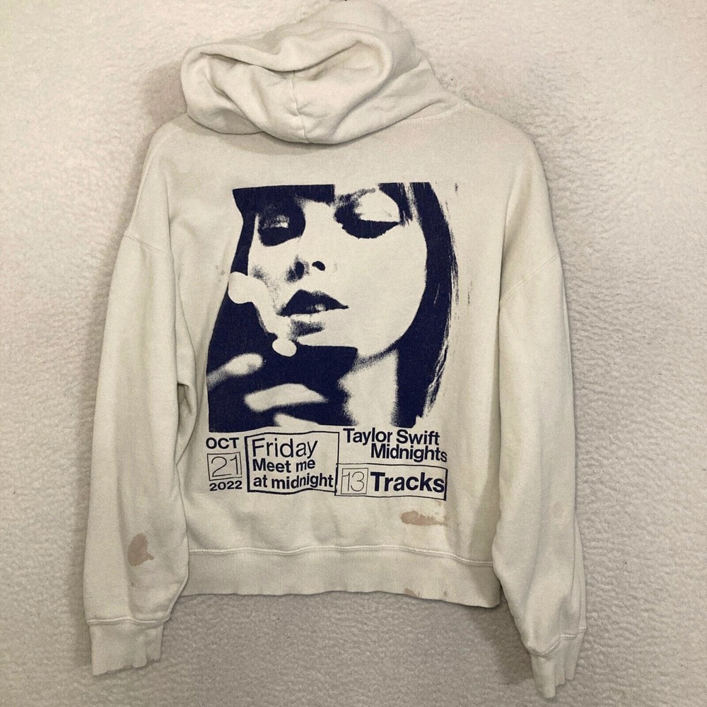 Taylor Swift Midnights Hoodie Womens Size S Limited Edition Concert Merch READ